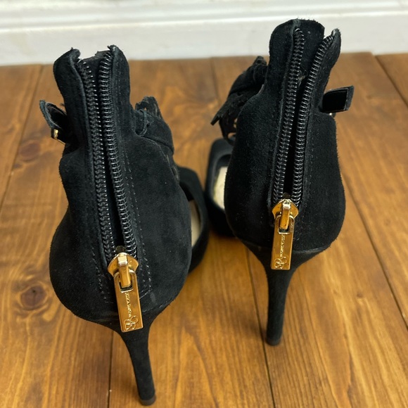 Jessica Simpson Bonney heels size 5.5M black stilettos - Picture 5 of 9